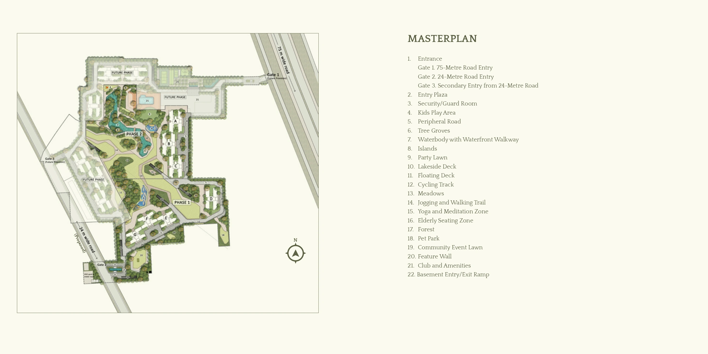 Master Plan of Emaar Serenity Hills